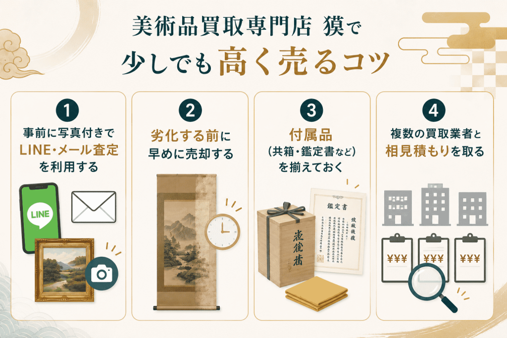 美術品買取専門店 獏　高く売るコツ
